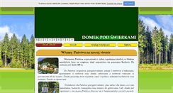 Desktop Screenshot of kudowa-domekpodswierkami.pl