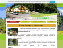 Tablet Screenshot of kudowa-domekpodswierkami.pl